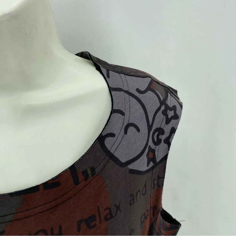 Rundholz Black Label red & green abstract print dress - Picture 4 of 11